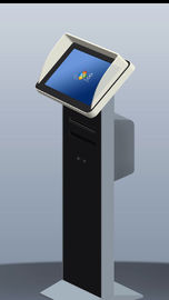 19" kiosques de paiement d'individu d'écran tactile de Capaictive avec avec le panneau d'intimité, scanner pour l'hôpital