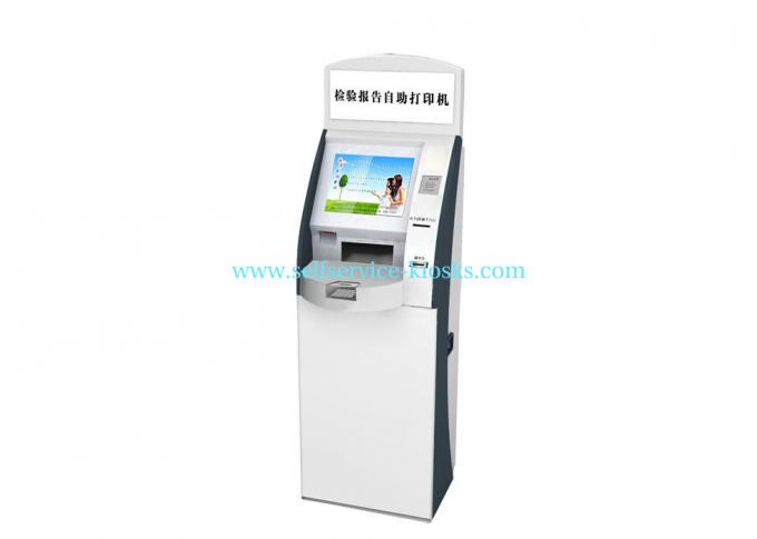 Kiosque de paiement de Bill de service d'individu de la Chine avec le fournisseur d'accès à l'information de lecteur d'empreinte digitale de distributeur de carte