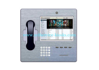 OEM / ODM OS Window XP2003 And Touch Screen Wall Mount Kiosk With Motion Sensor