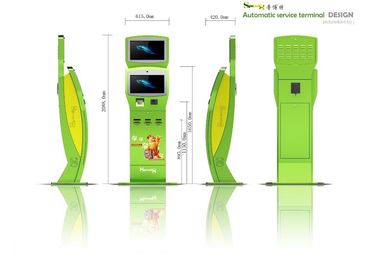 Wireless Fingerprint Reader And Card Printer, Internet / Information Health Kiosks