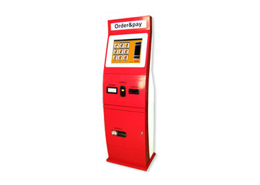 Smart Touchscreen Self Payment Kiosk , Multimedia trade show kiosk