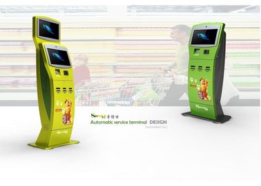 Auto-test fait sur commande d'écran tactile d'infrarouge/résistance/capacité dans le kiosque avec l'imprimante de carte